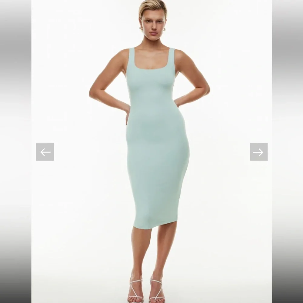NWT Aritzia Babaton Contour Squareneck Dress in Coffee Bean - Picture 5 of 5